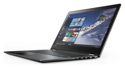 Lenovo Yoga 510 14 In AMD A6 4GB 1TB 2-in-1 Laptop - Black.